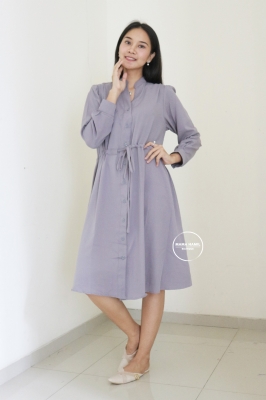 Dress Hamil Menyusui Kancing Joy - DRO 1009
